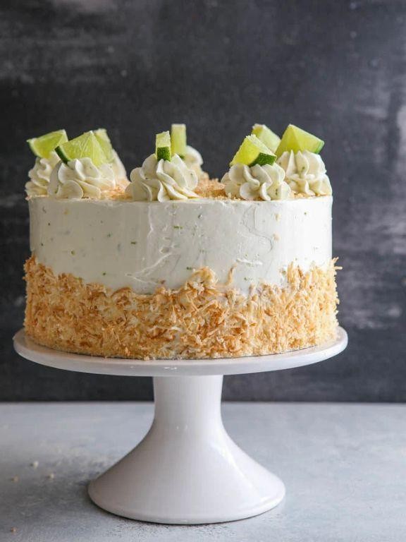 Cuban Lime and Coconut Cake