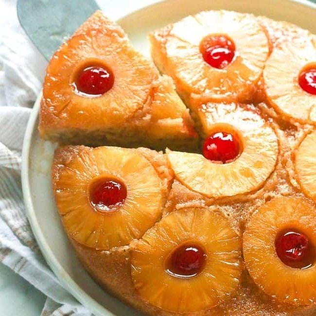 Cuban Pineapple Upside-Down Cake