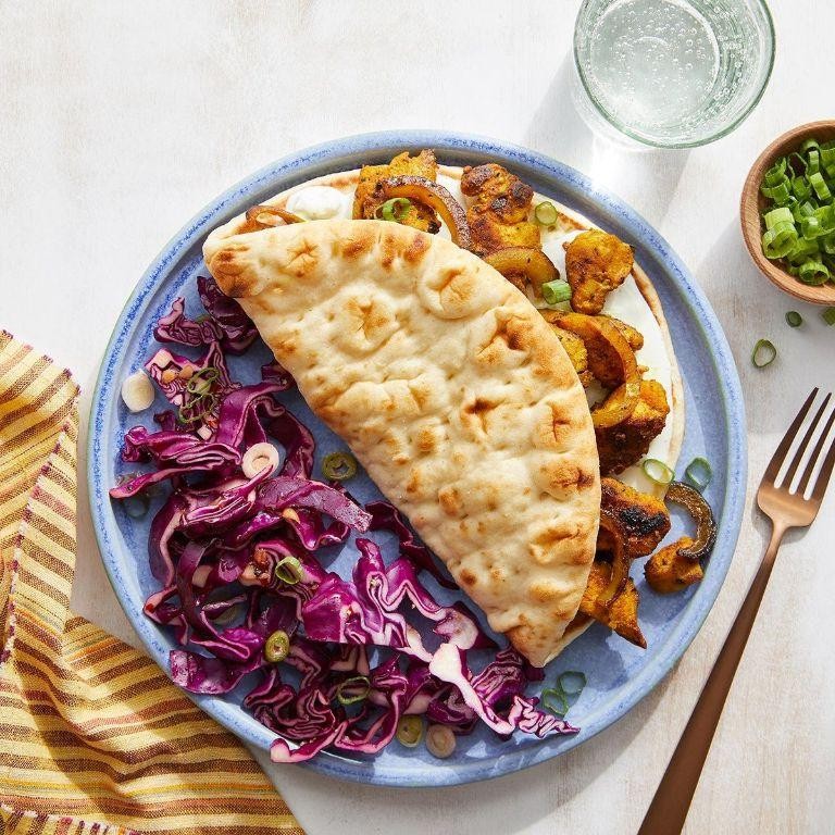 Curried Chicken Pita