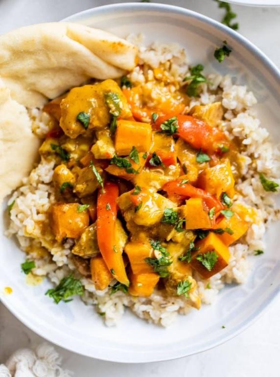 Curry Chicken and Rice Crock Pot Exotic Taste