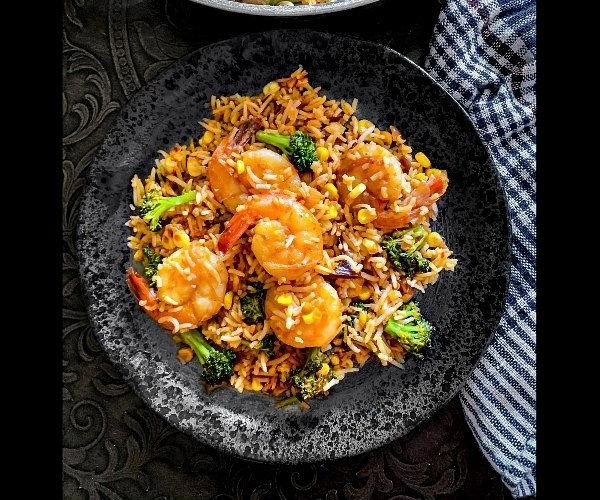 Curry Shrimp Fried Rice