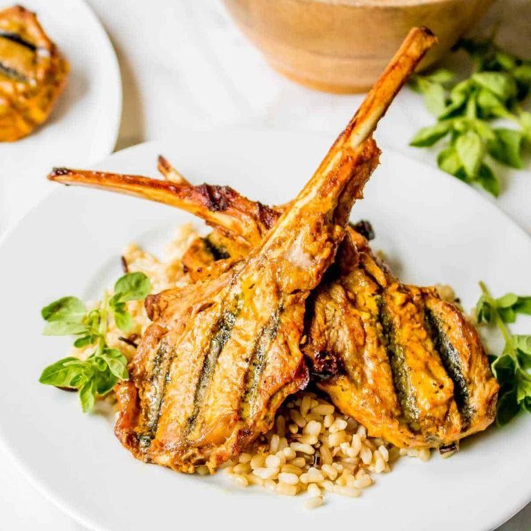 Curry Spiced Grilled Lamb Chops