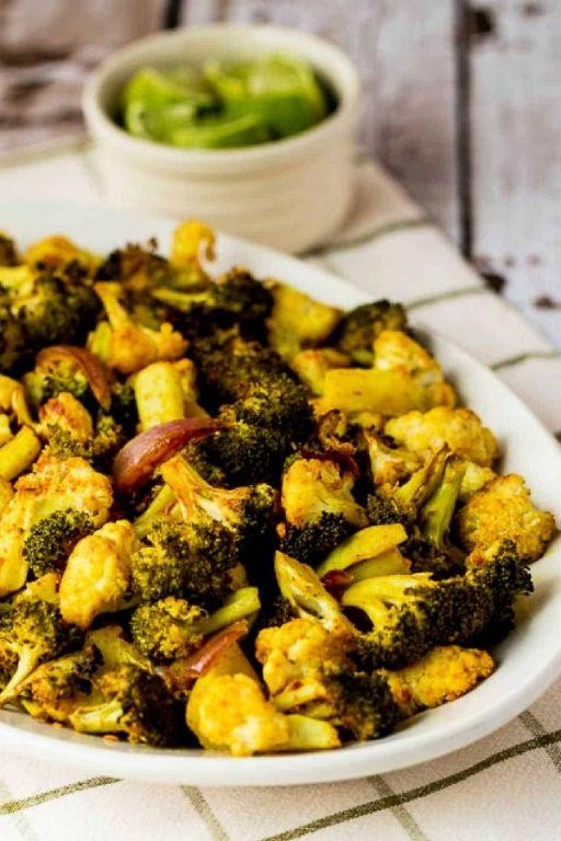 Curry Spiced Roasted Broccoli