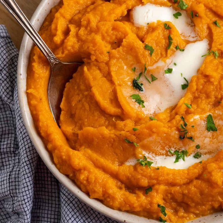 Dairy Free Instant Pot Sweet Potato Mash