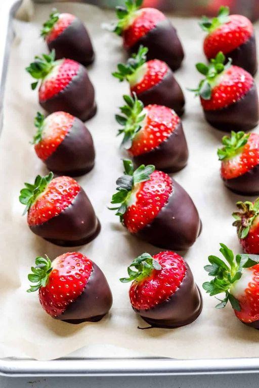 Dark Chocolate Covered Strawberries