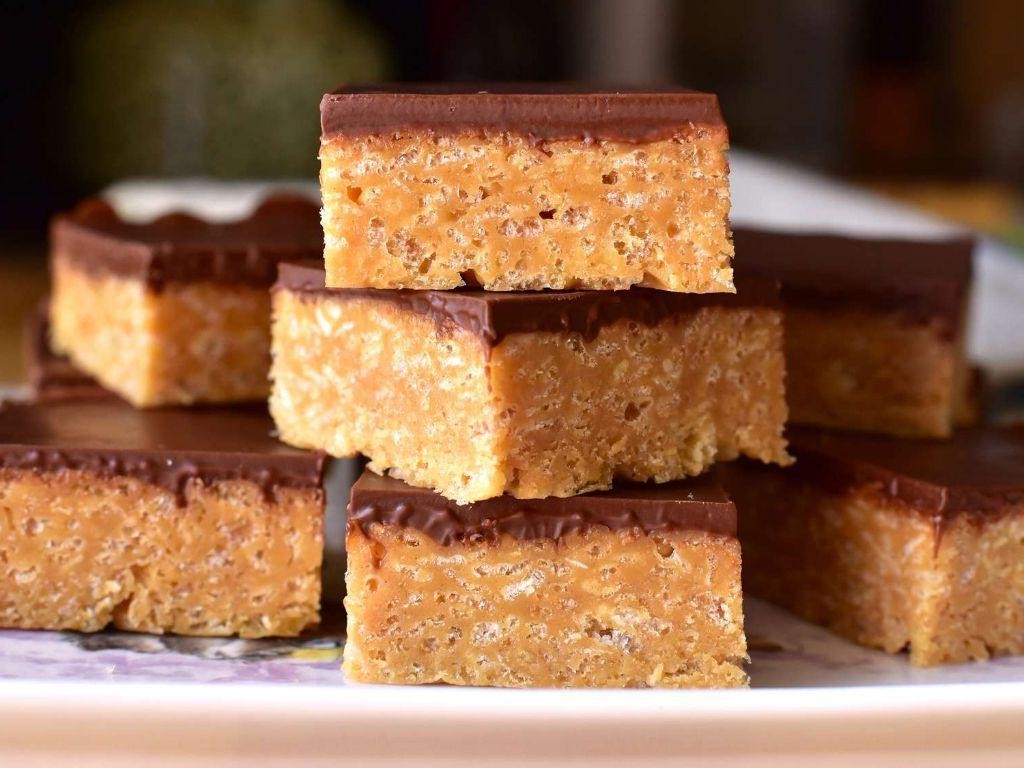 Dark Chocolate Scotcheroos