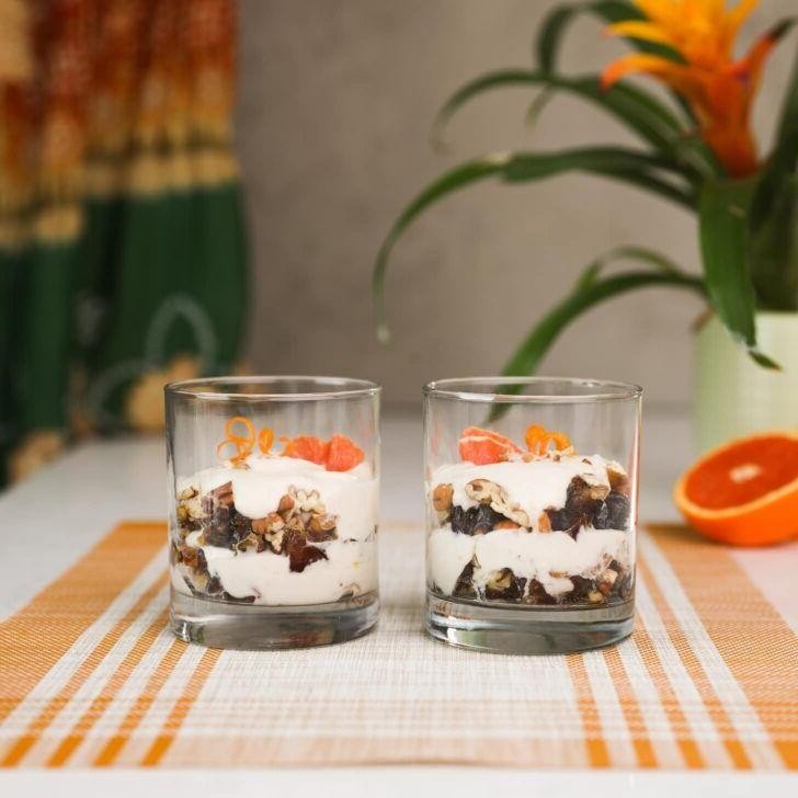 Date Sugar Sweetened Yogurt Parfait