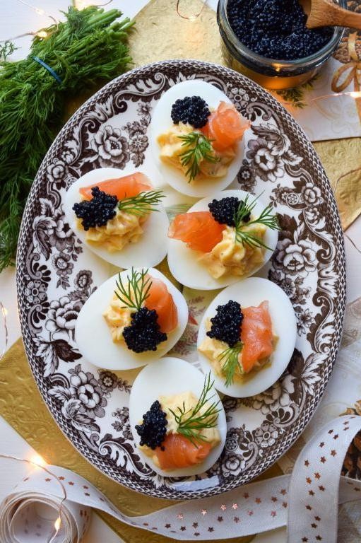 Deviled Eggs with Caviar