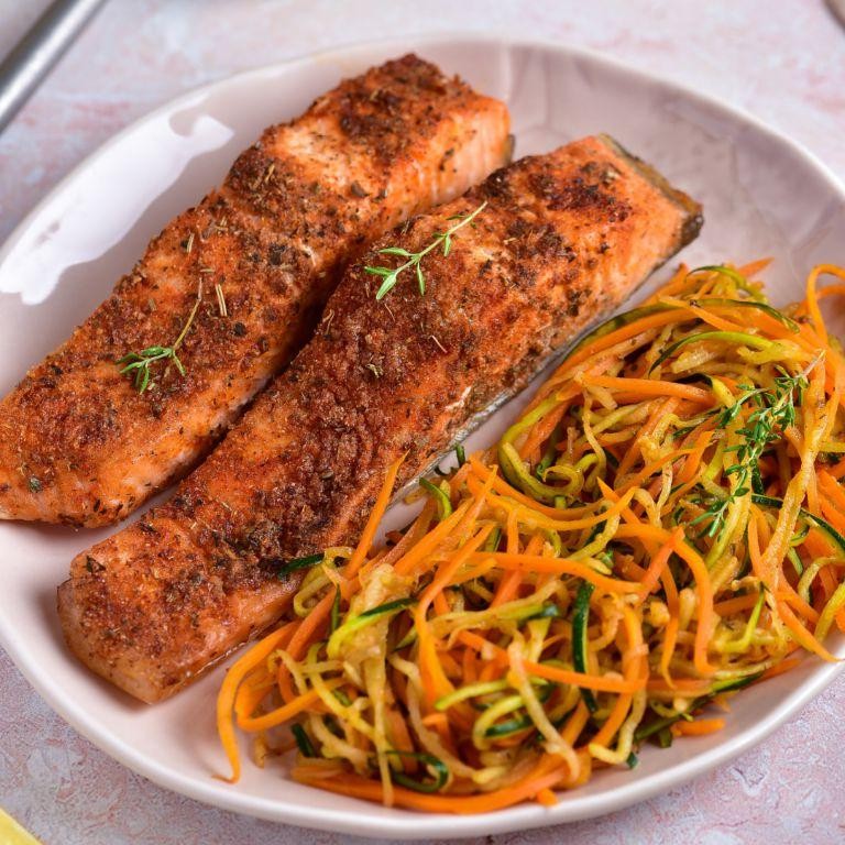 Diabetic Friendly Air Fryer Salmon