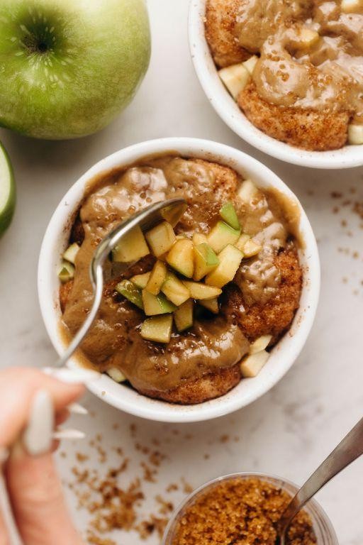 Diabetic-Friendly Apple Cinnamon Mug Cake