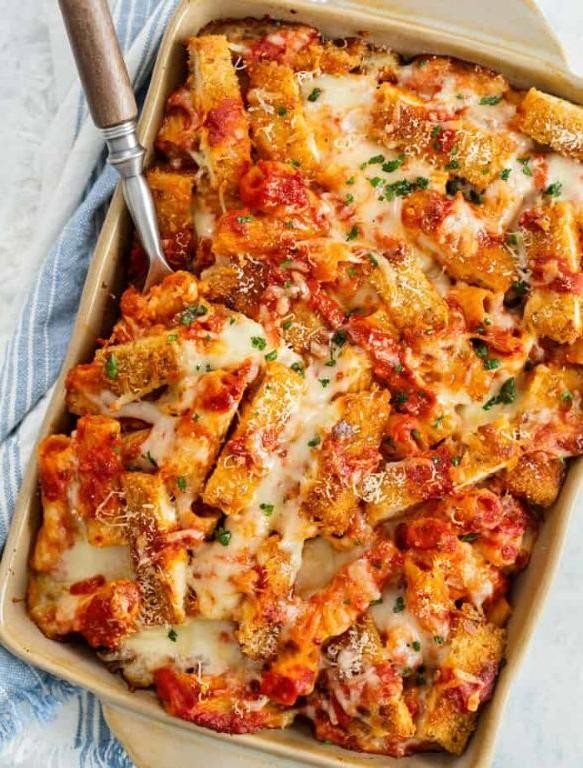 Diced Chicken Parmesan