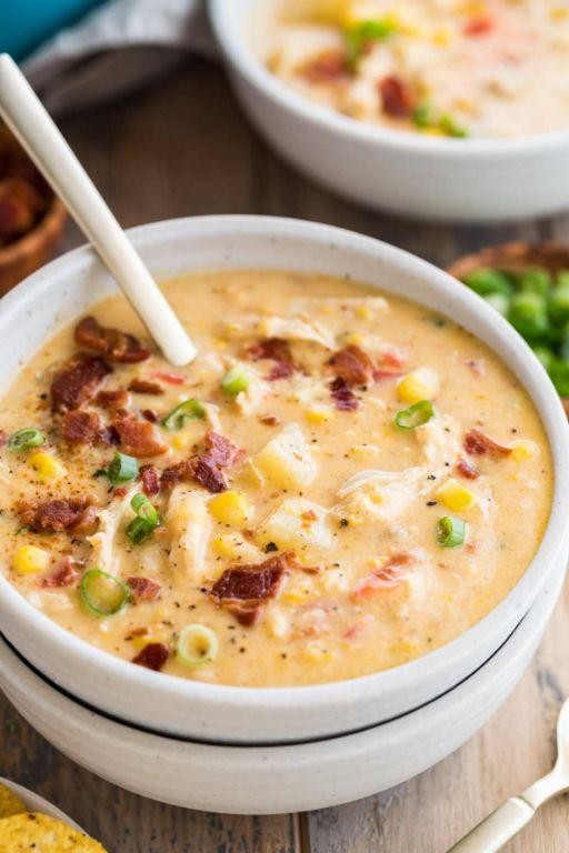 Diced Chicken and Corn Chowder