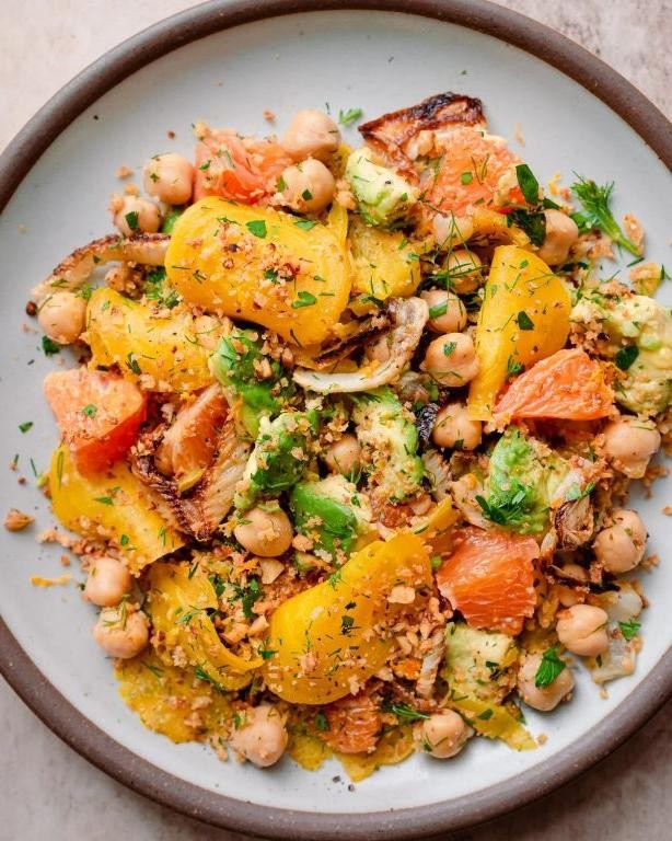 Digestive-Friendly Roasted Beet and Fennel Salad