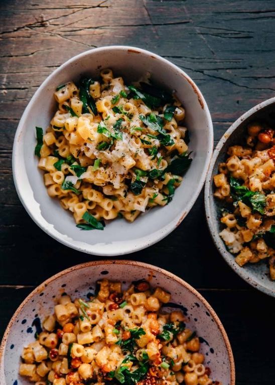 Ditalini with Roasted Garlic and Parmesan