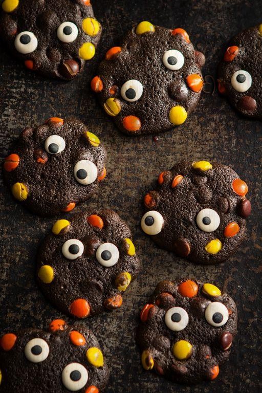 Double Chocolate Monster Cookies for Chocoholics