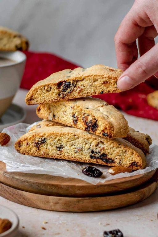 Dried Cherry and Almond Biscotti