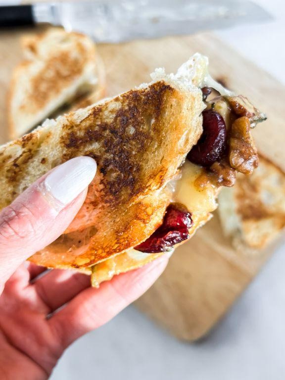 Dried Cherry and Brie Grilled Cheese