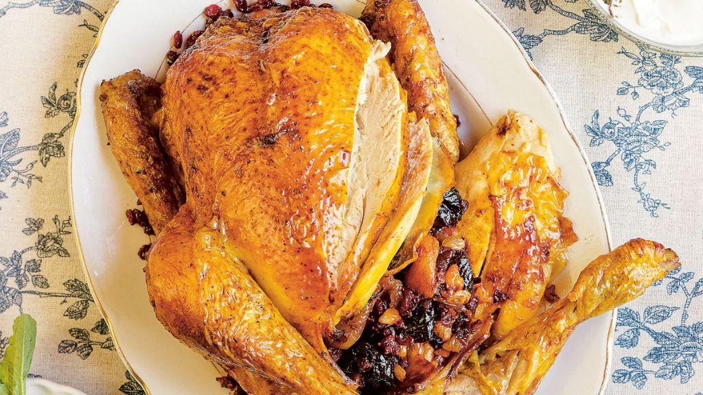 Dried Fruit Stuffed Chicken