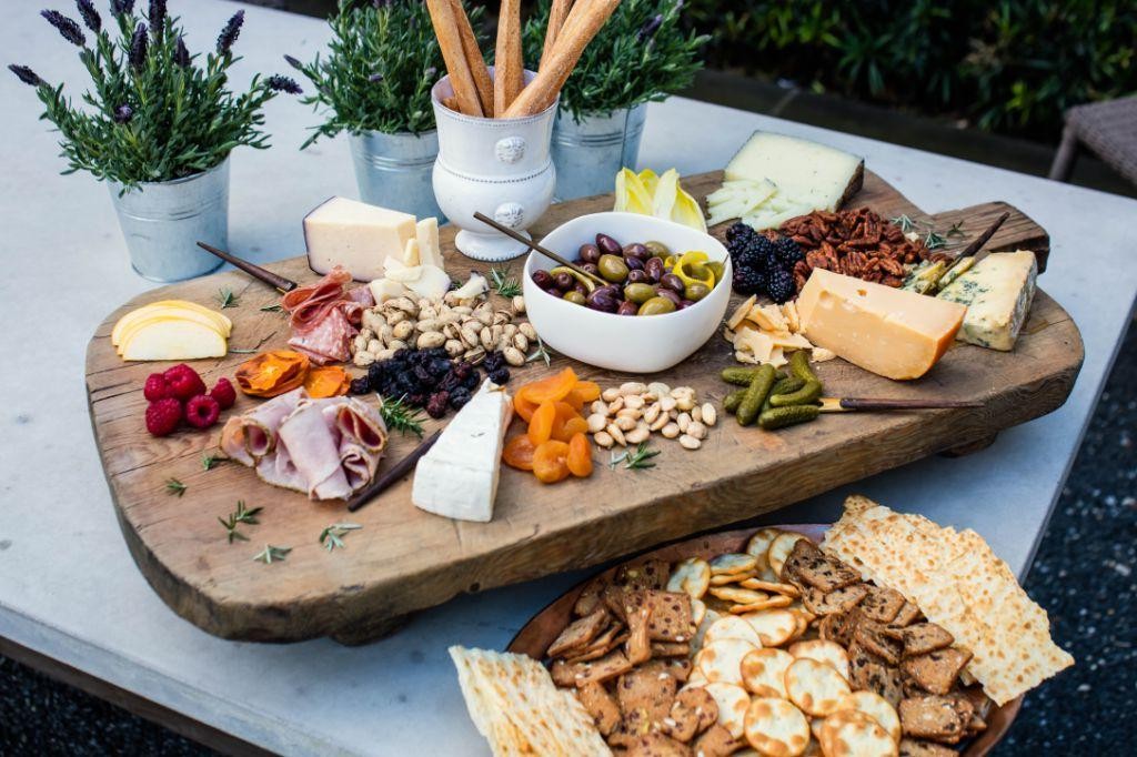 Dried Fruit and Cheese Platter