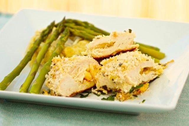 Dubliner Cheese and Spinach Stuffed Chicken