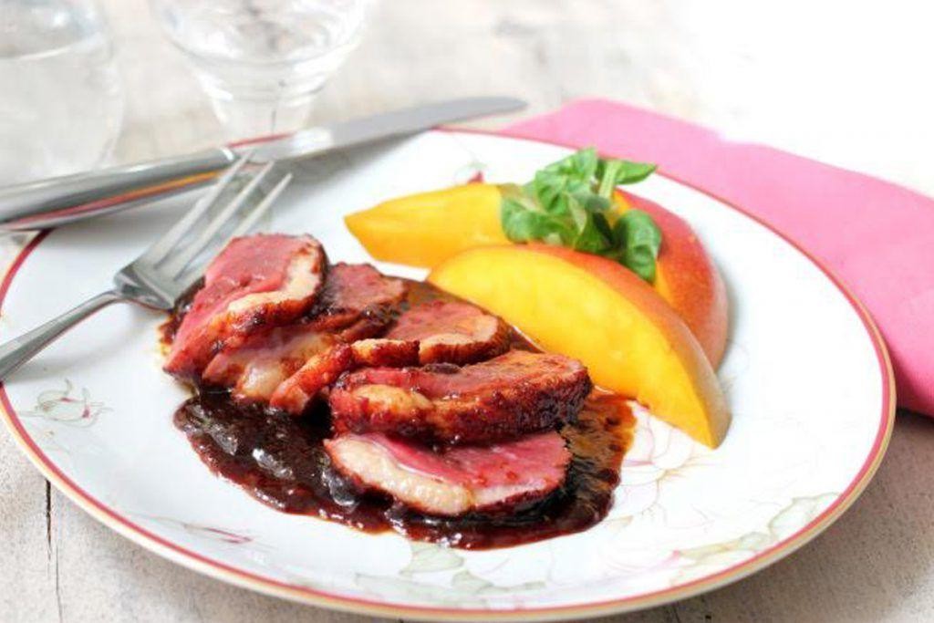 Duck Breast with Spicy Mango Chutney