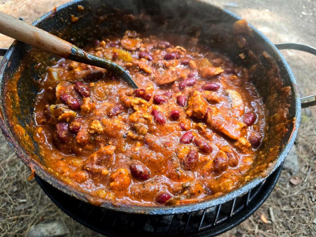 Dutch Oven Campfire Chili