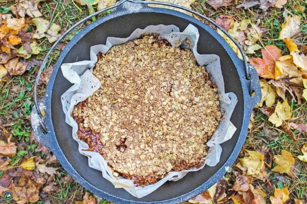 Dutch Oven Camping Apple Crisp