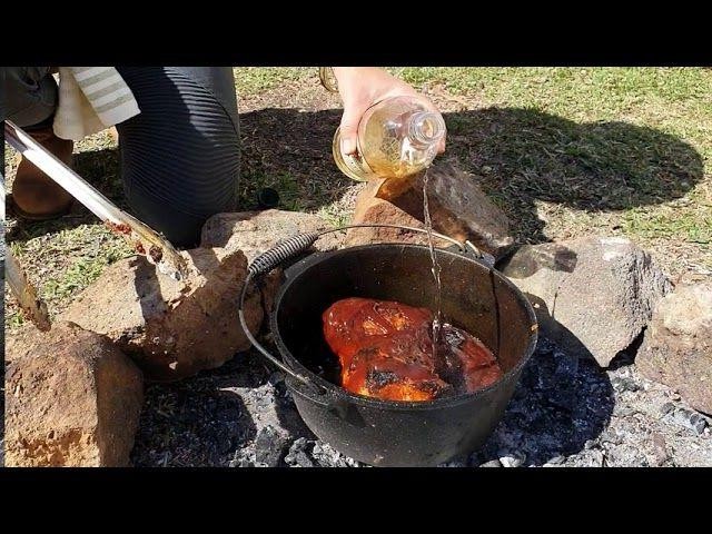 Dutch Oven Camping Beef Brisket