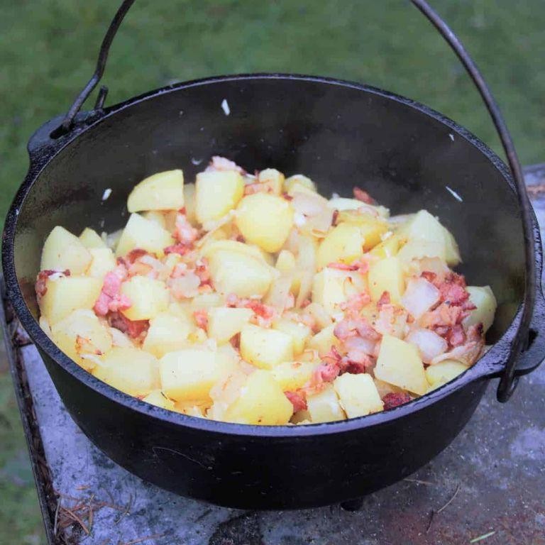 Dutch Oven Camping Potatoes