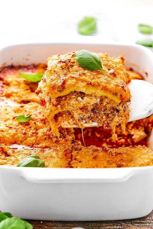 Dutch Oven Keto Lasagna