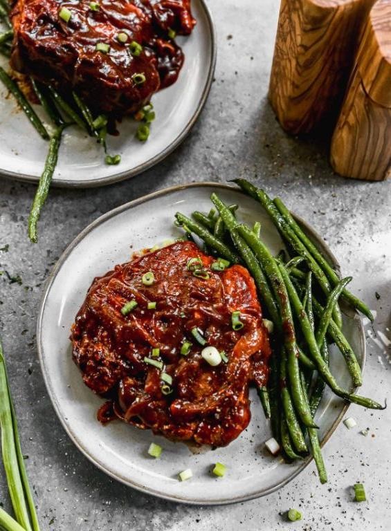 Easy BBQ Pork Steaks in the Crock Pot