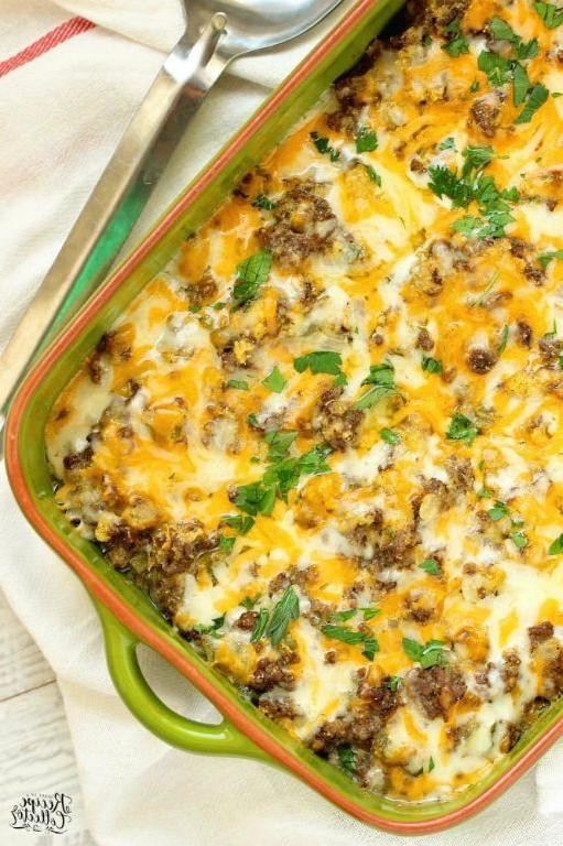 Easy Canned Roast Beef and Cornbread Casserole