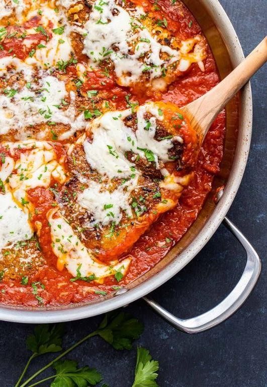 Easy Chicken Marinara Skillet