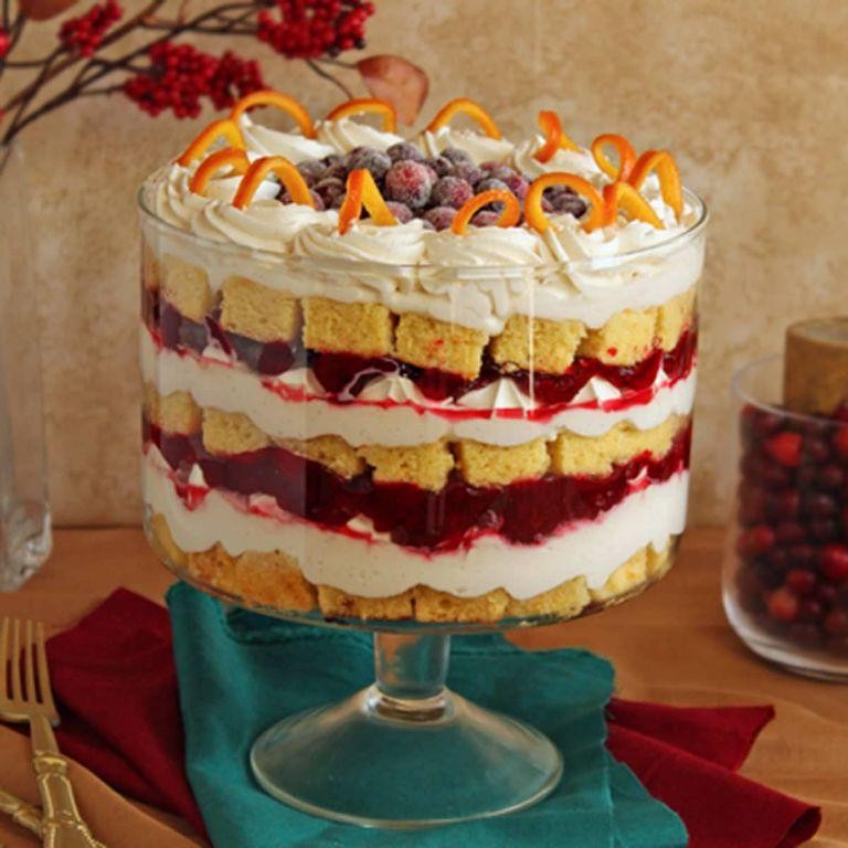 Easy Cranberry Orange Trifle