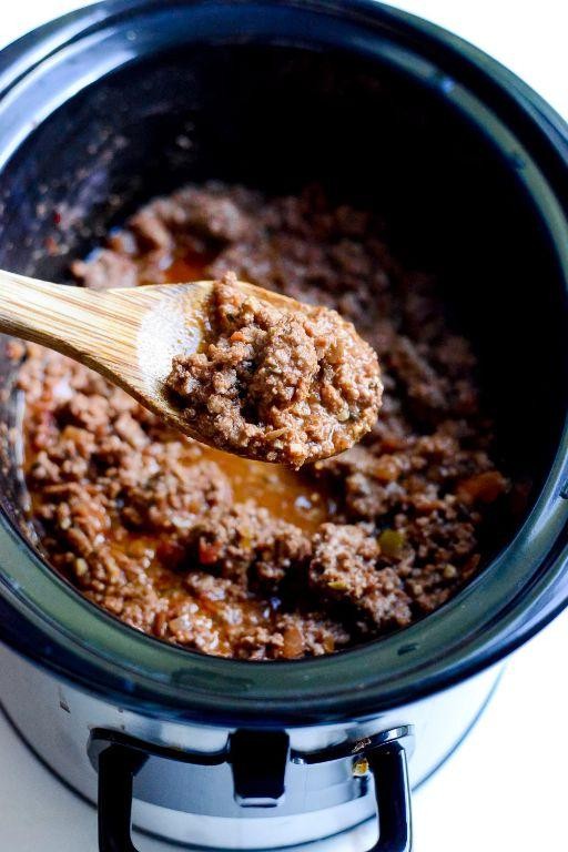 Easy Crockpot Hamburger Tacos