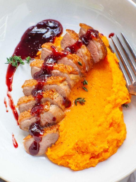 Easy Duck Breast with Plum Sauce
