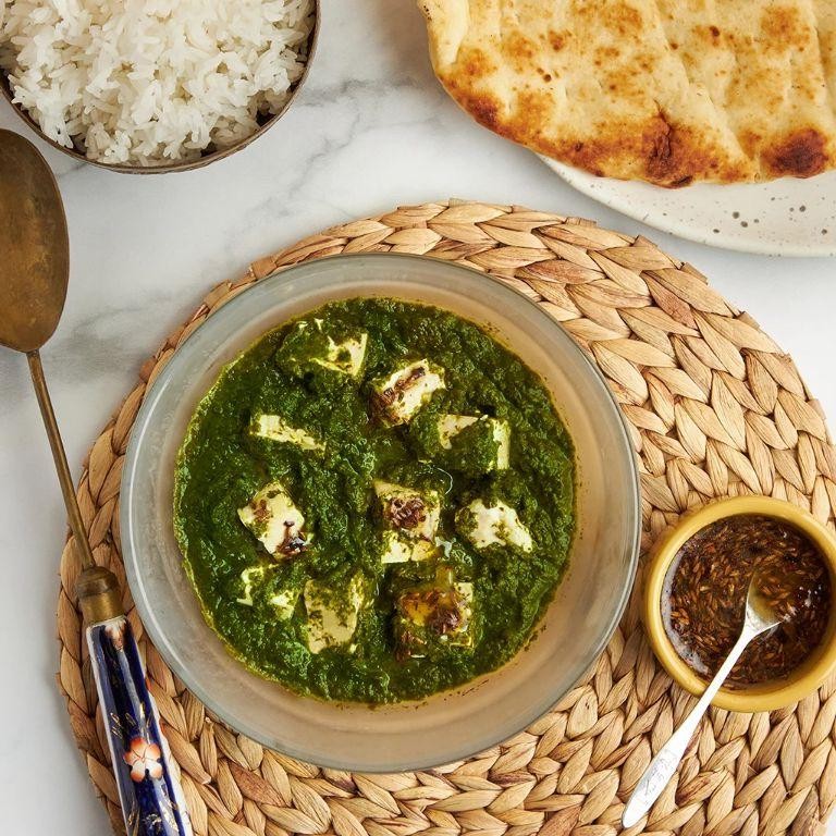 Easy Microwave Palak Paneer