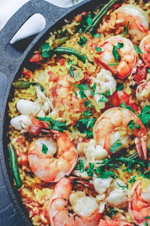 Easy Seafood Paella