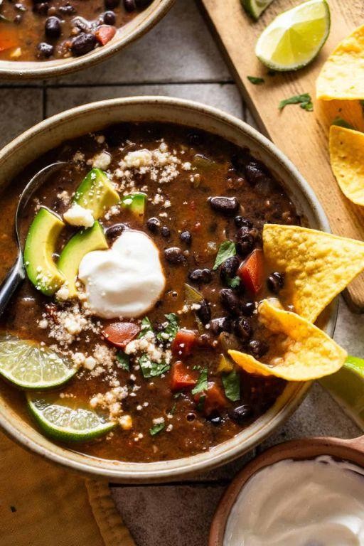 Easy Tex Mex Black Bean Soup