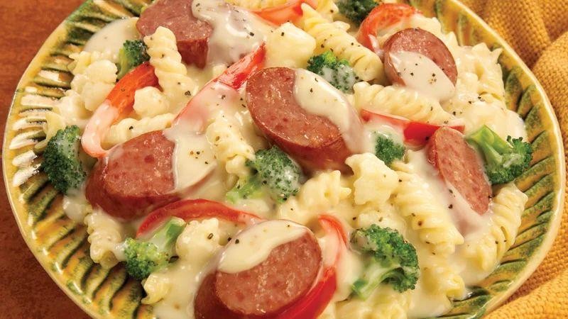 Eckrich Sausage Pasta Alfredo