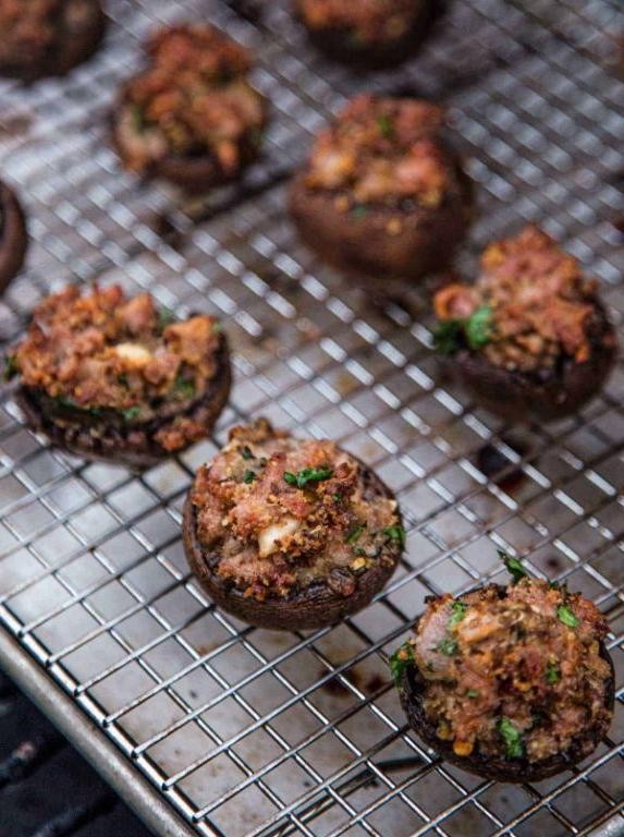 Eckrich Sausage Stuffed Mushrooms