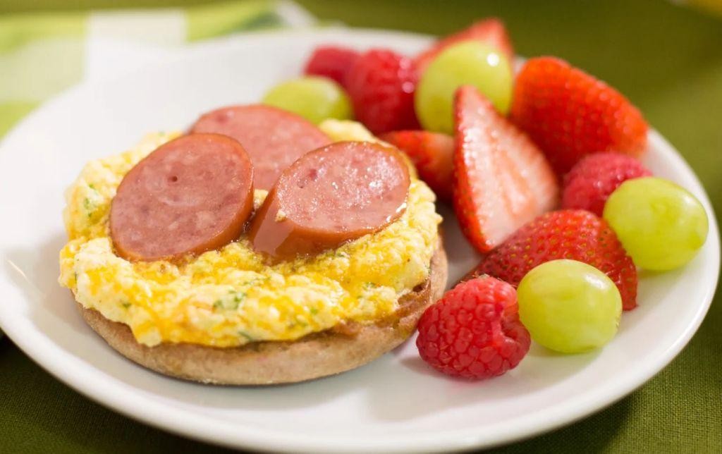 Eckrich Sausage and Egg Breakfast Sandwich