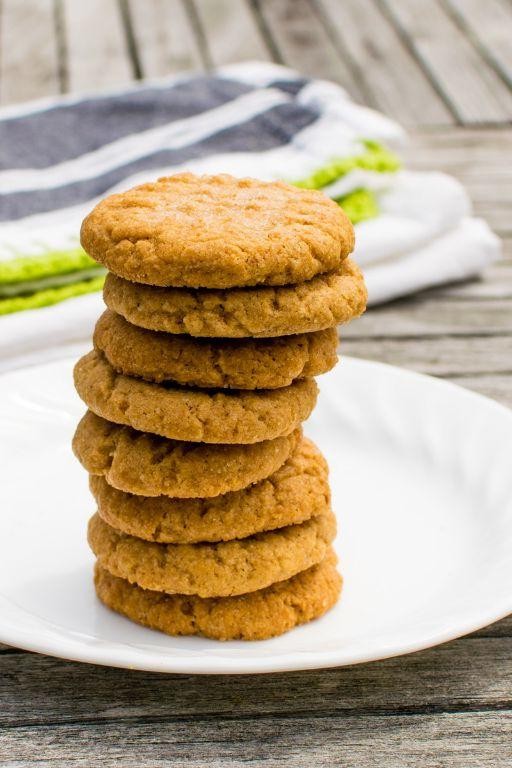 Egg White Powder Peanut Butter Cookies