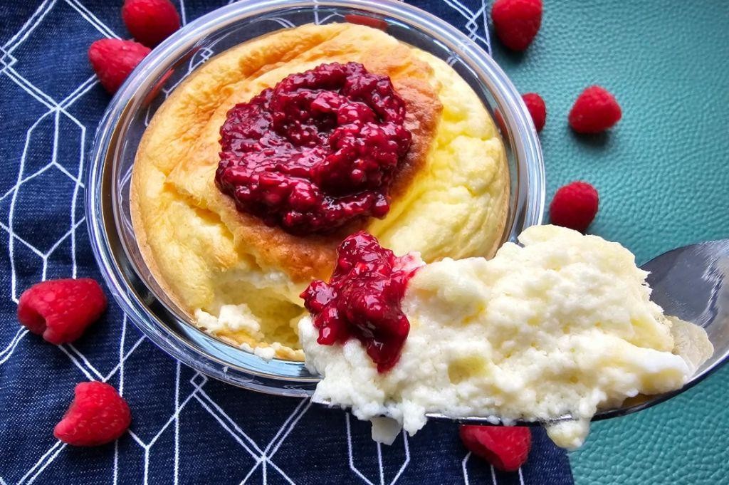 Egg White Powder Raspberry Cheesecake