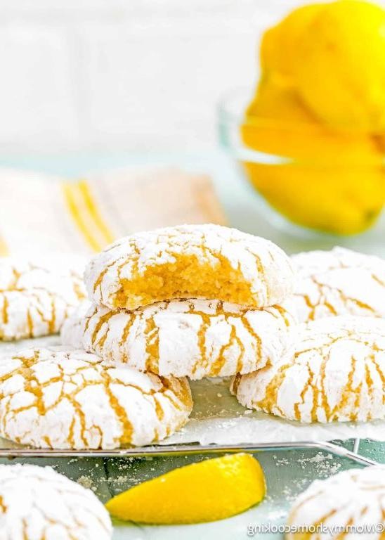 Eggless Lemon Cookies