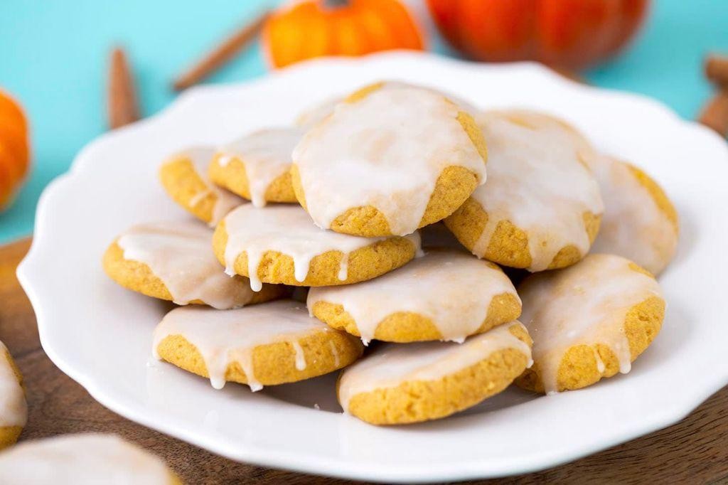 Eggless Pumpkin Cookies