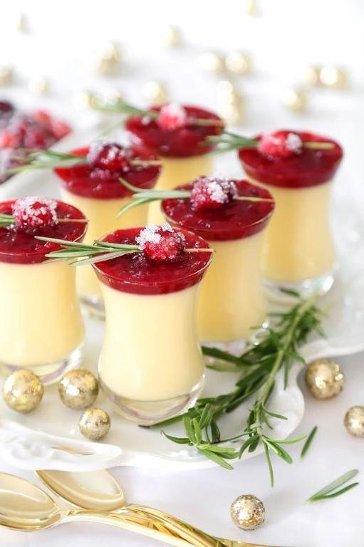 Eggnog Panna Cotta
