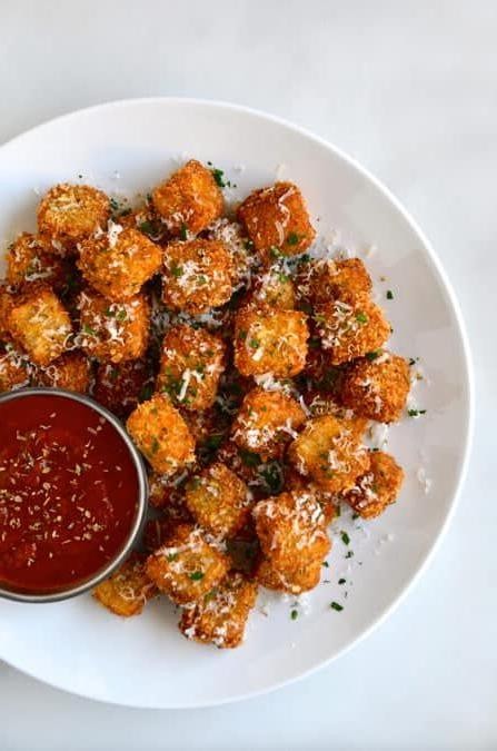 Eggplant Parmesan Bites