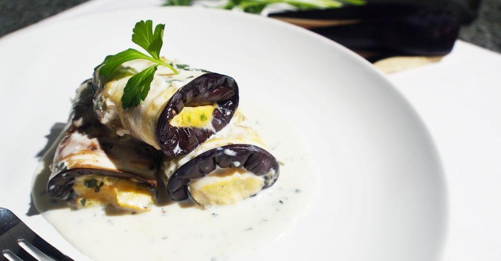 Eggplant Rollatini with Butternut Squash and Sage