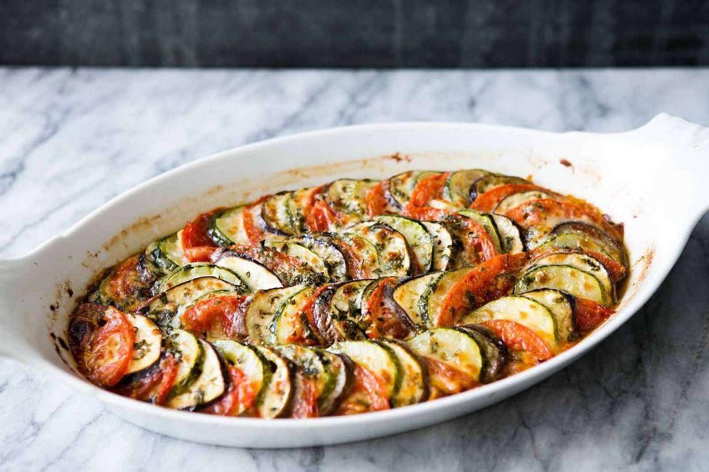 Eggplant and Zucchini Casserole